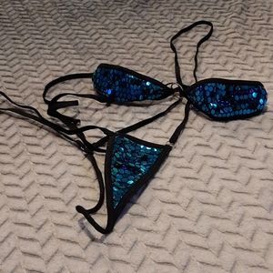 Blue Dancewear Bikini